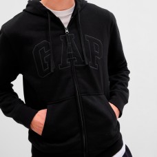 Зип Худи Gap Logo (True Black)