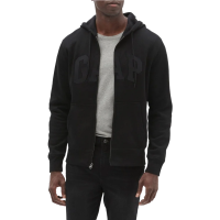 Зип Худи Gap Logo (True Black)