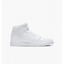 Nike Air Jordan 1 Mid White Sneakers