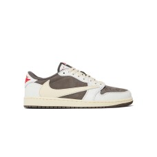 Кросівки Jordan 1 Retro Low OG SP Travis Scott Sail and Ridgerock