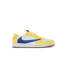 Jordan 1 Retro Low OG SP Travis Scott Canary WMNS Sneakers