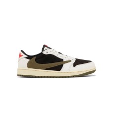 Jordan 1 Retro Low OG SP Travis Scott Olive WMNS Sneakers