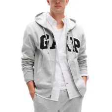 GAP Zip Hoodie (Light Heather Gray)