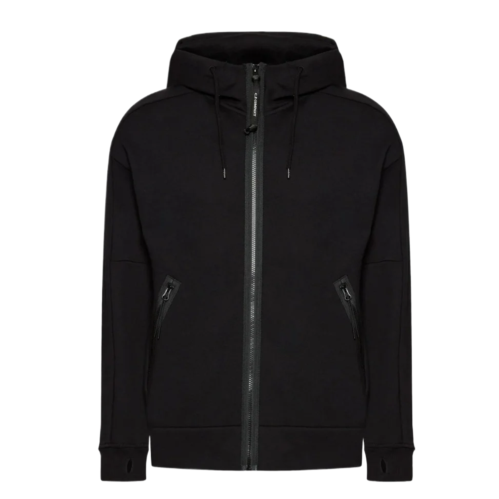 パーカー・フーディ C.P. Company Fleece Zip-Up Hoodie Sweatshirts C.P. Company Diagonal Raised Fleece Explorer